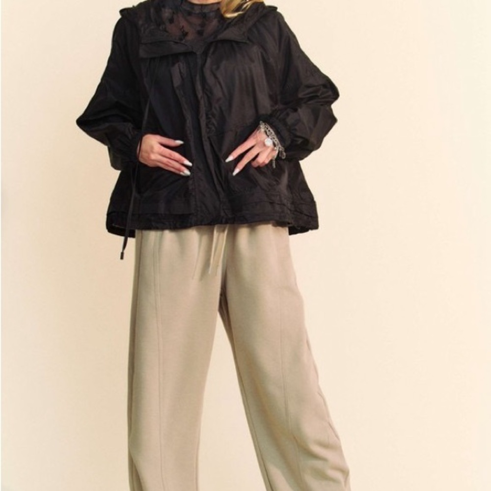 Drawstring Wide Leg Sweatpants - Picture 4 of 4